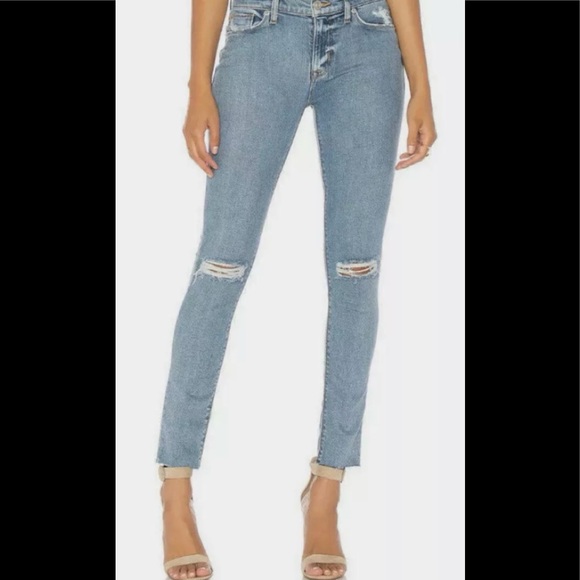 Hudson Nico Midrise Super Skinny Denim Jeans 25 - Picture 1 of 4